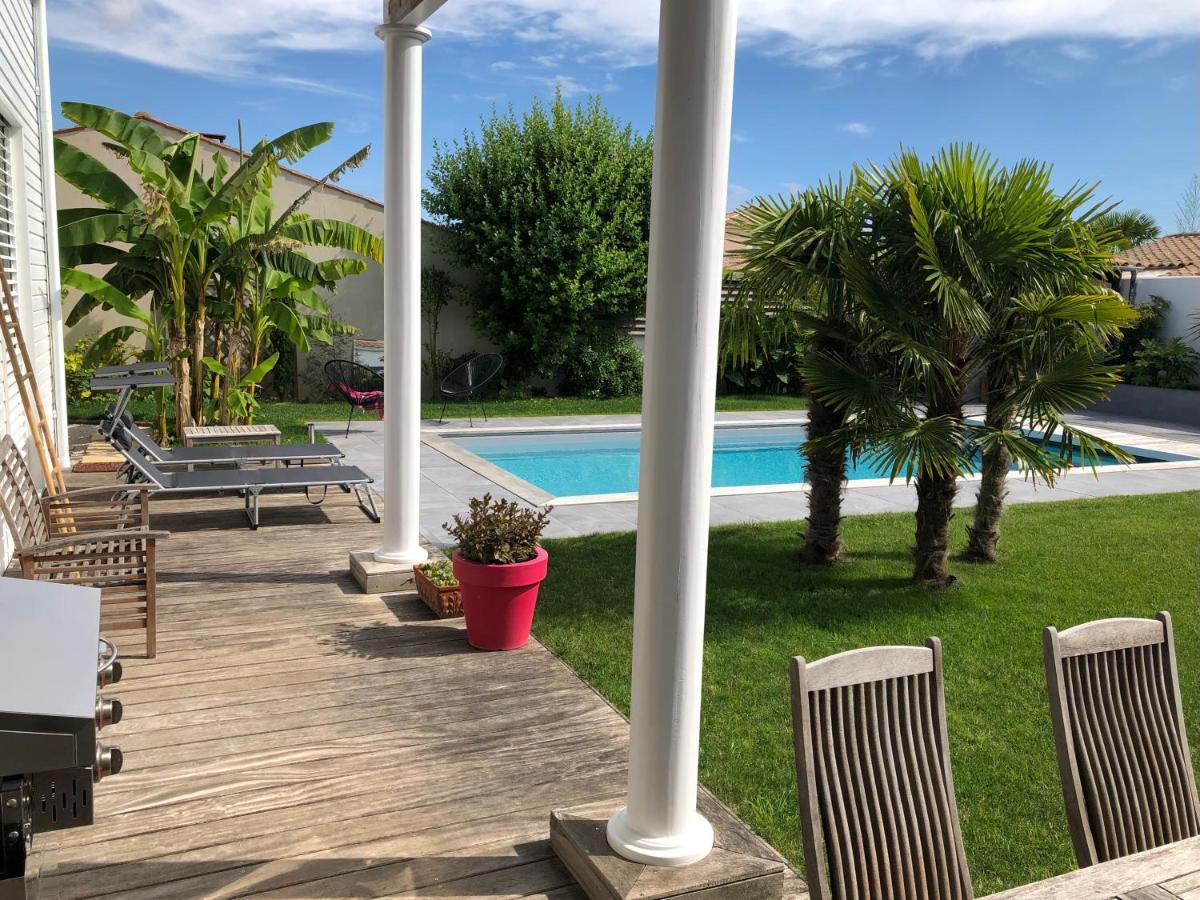 Maison M, Chambre Privee Acces Jardin Piscine Et Jacuzzi Pres De La Rochelle 라로셸 외부 사진